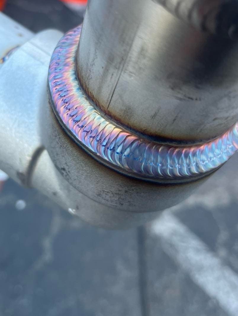 Stainless steel socket weld repair performed on jet fuel storage tank system at Army National Guard facility